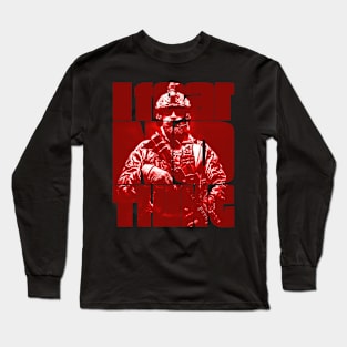 I Fear Nothing Bearded Soldier Long Sleeve T-Shirt